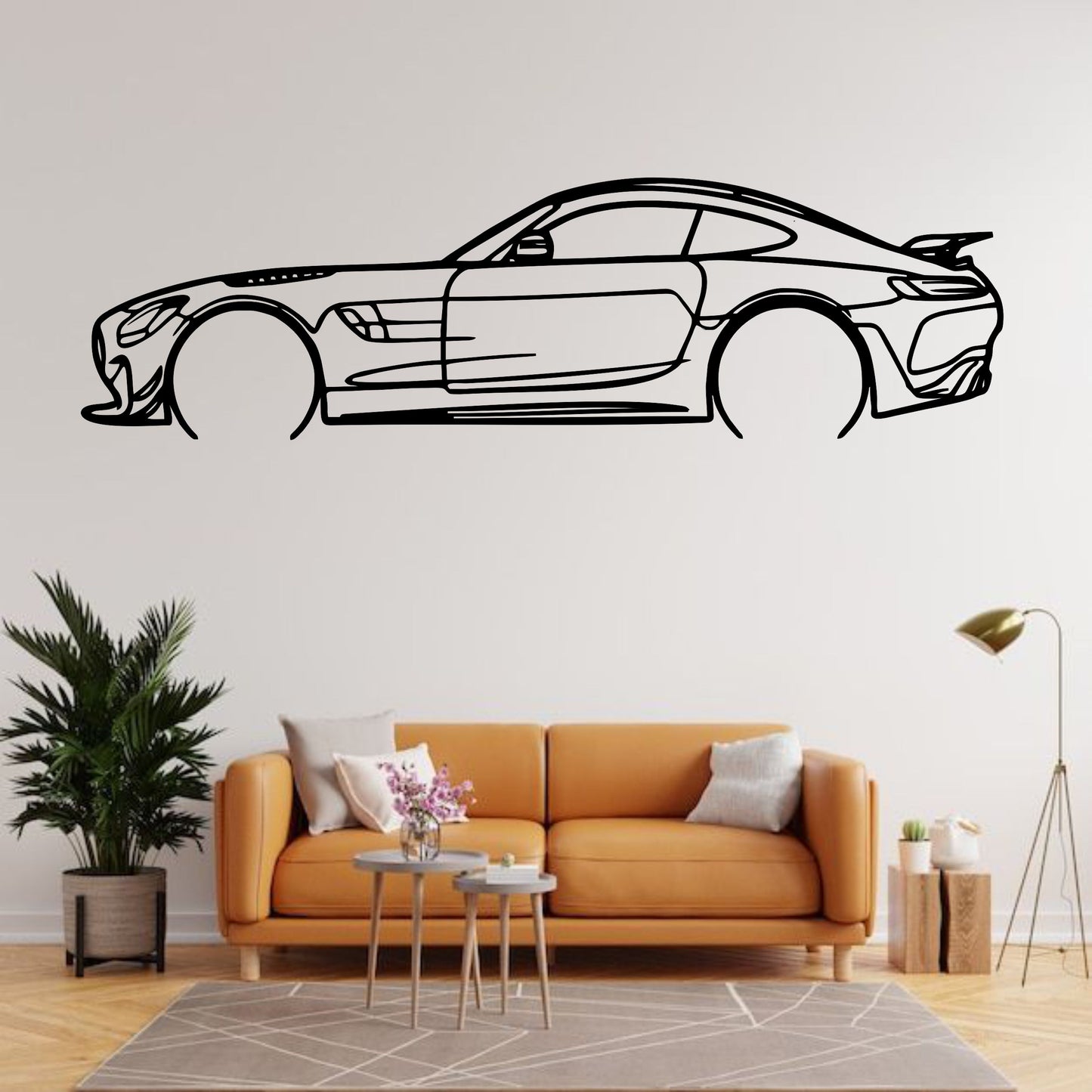 2022 Mercedes-AMG GT R Silhouette Wall Art