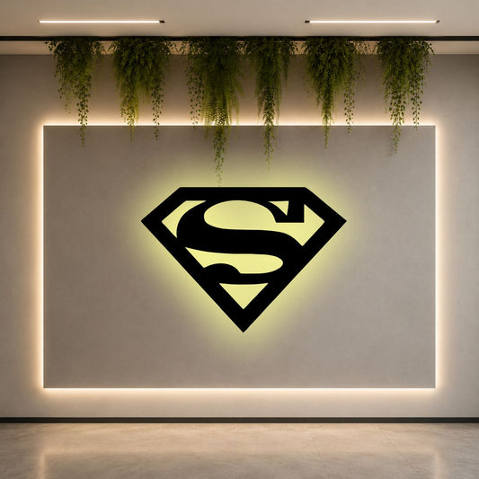Superman LED Wall Art