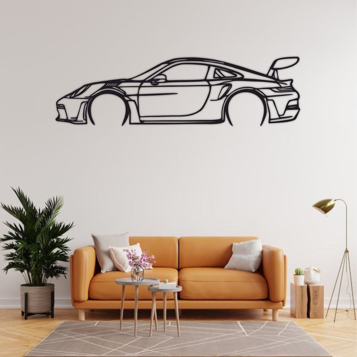 2023 Porsche 911 GT3 RS Silhouette Wall Art 2