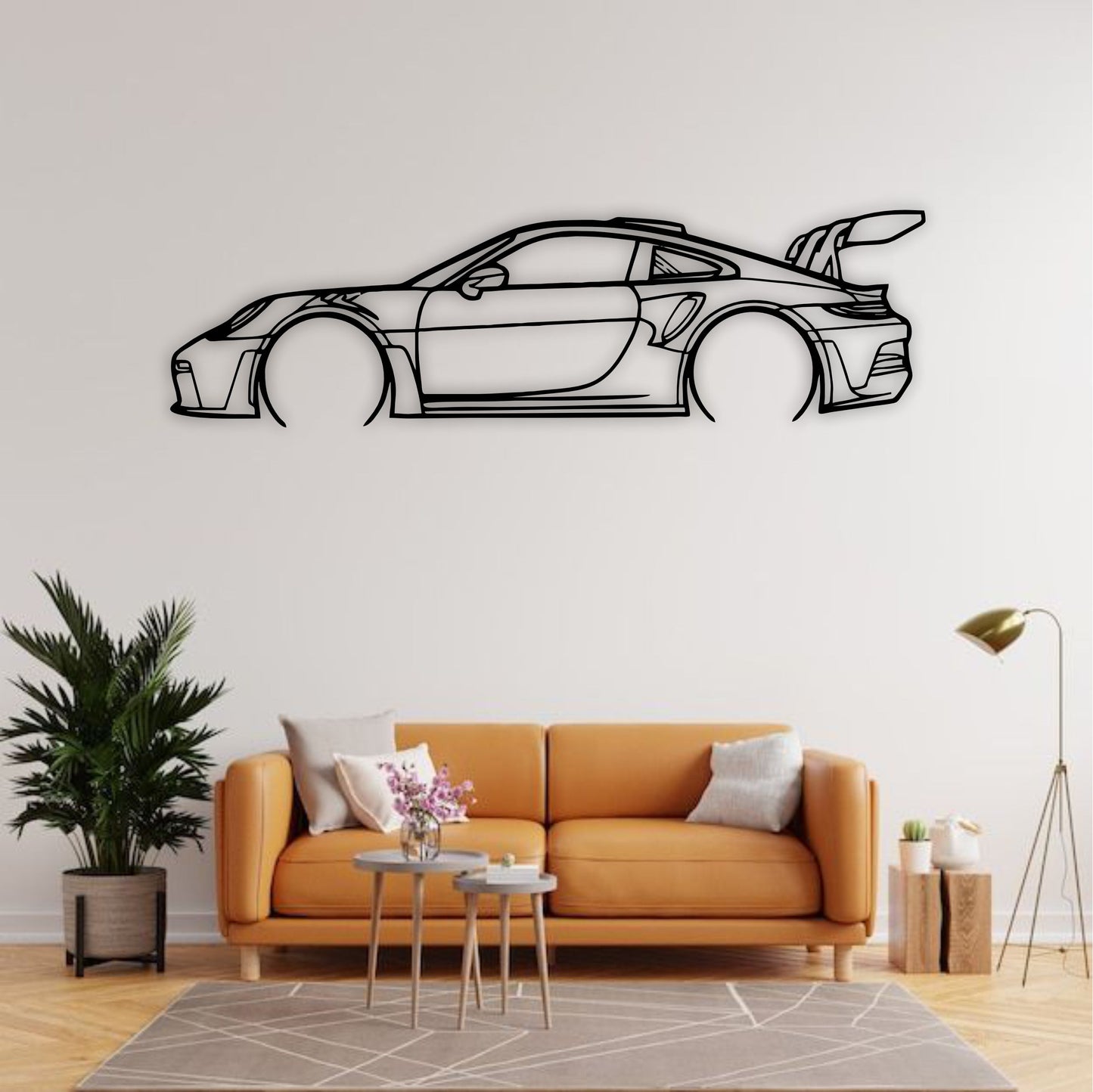 2023 Porsche 911 GT3 RS (992) Silhouette Wall Art
