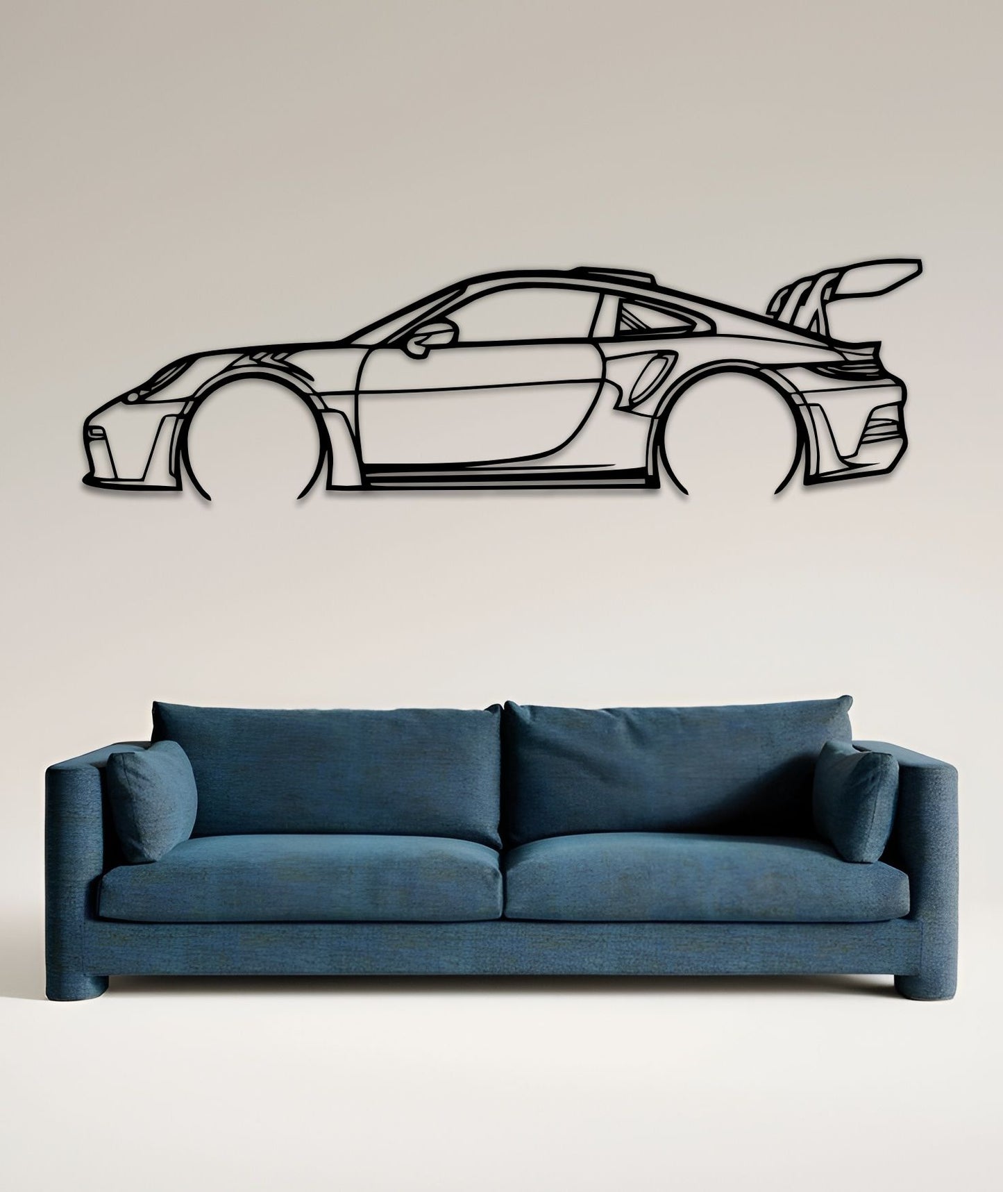 2023 Porsche 911 GT3 RS (992) Silhouette Wall Art