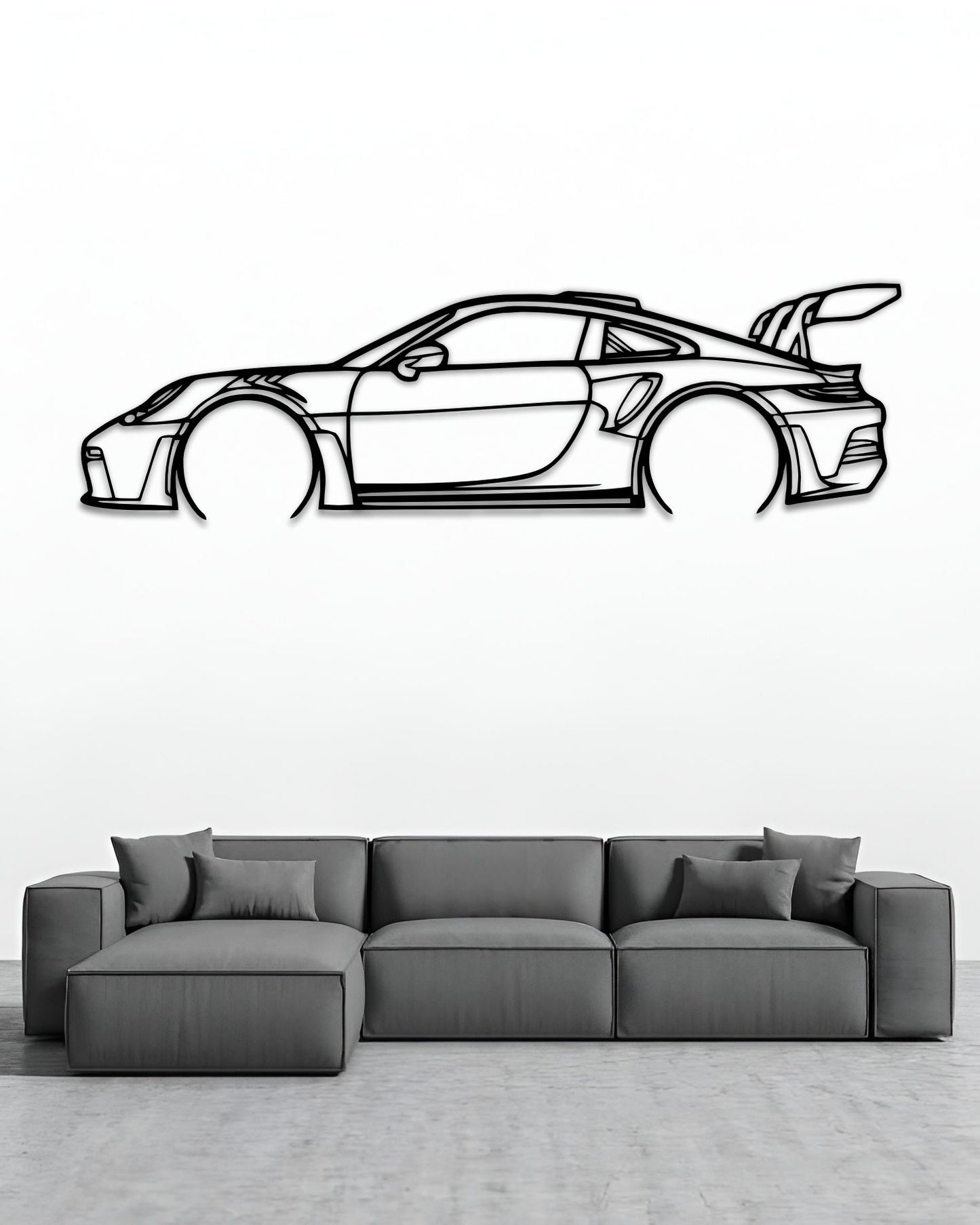 2023 Porsche 911 GT3 RS (992) Silhouette Wall Art
