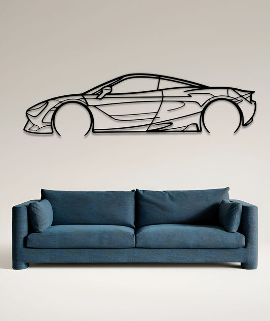 2023 Vorsteiner McLaren 720S Silhouette Wall Art 3