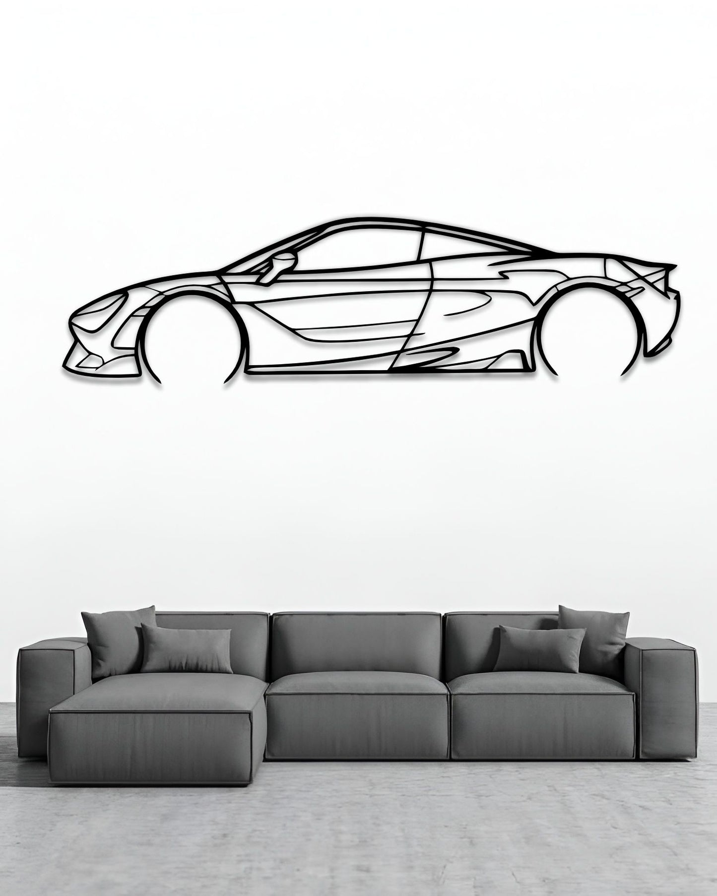 2023 Vorsteiner McLaren 720S Silhouette Wall Art 3