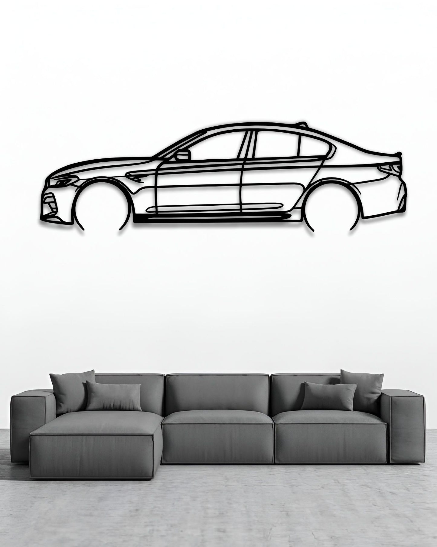 2019 BMW M4 CS Silhouette Wall Art 2