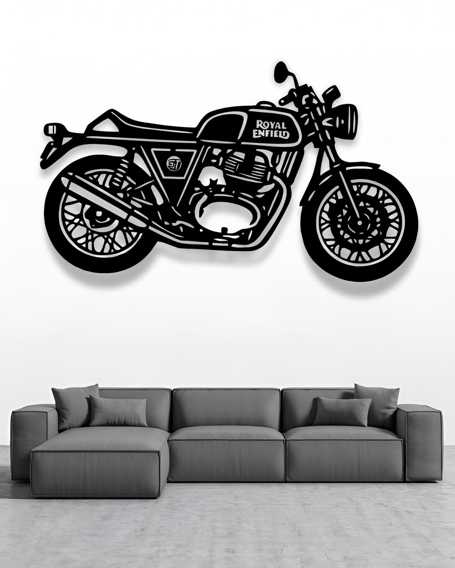 Royal Enfield Continental GT 650 Silhouette Wall Art