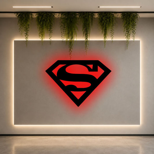Superman LED Wall Art